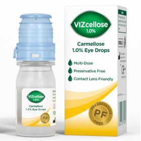 VIZULIZE VIZCELLOSE 1% CARMELLOSE DROPS 10ML BOTTLE