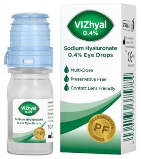 VIZULIZE VIZHYAL EYE DROPS 0.4% 10ML BOTTLE