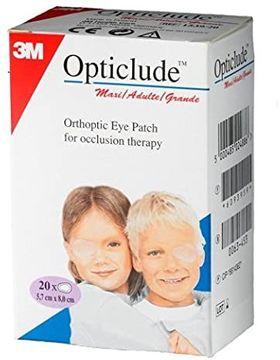 OPTICLUDE ADULT EYE OCCLUSORS - 20 PER PACK